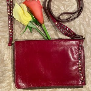 Hobo Moxie Studded Phone Holder + Wallet Crossbody